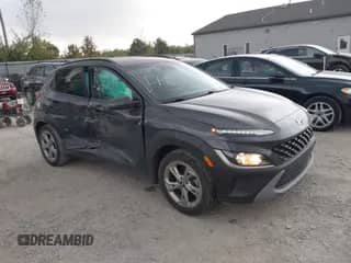 2023 Hyundai Kona SEL with VIN KM8K6CAB3PU986633, listed as a IAAI auction lot 43282477 with 44,143 mi miles and . Bid and sale history available at DreamBid. Image 1.