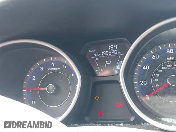 2013 Hyundai Elantra GS z VIN KMHDH6AE2DU018923, wystawiony jako IAAI lot #42349837 z przebiegiem 199 826 mil mil oraz . Historia ofert i sprzedaży dostępna na DreamBid. Obrazek 15.