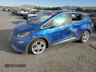 2021 Chevrolet Bolt EV 1LT z VIN 1G1FW6S05M4107982, wystawiony jako Copart lot #79118204 z przebiegiem Nie podano mil oraz Szkoda całkowita • Salvage title. Historia ofert i sprzedaży dostępna na DreamBid. Obrazek 1.