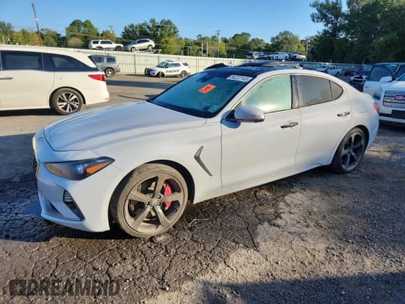 ✅ 2019 Genesis G70 Advanced • VIN: KMTG34LE0KU026759 • Lot: 84222145. Listed on Copart with 48,104 mi. Free auction sales archive from the USA and detailed vehicle history report at DreamBid. Image 1.