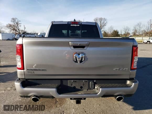 2022 Ram 1500 Lone Star with VIN 1C6SRFFT5NN232761, listed as a Copart auction lot 81259144 with 77,320 mi miles and Salvage title. Bid and sale history available at DreamBid. Image 6.