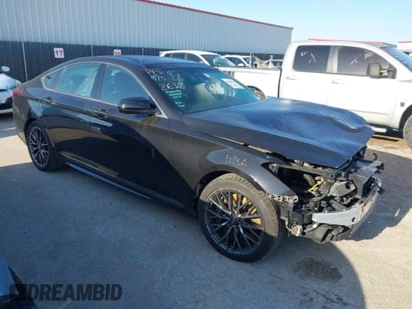 ✅ 2019 Genesis G80 Sport • VIN: KMTFN4JB5KU312637 • Lot: 41985513. Listed on IAAI with 34,536 mi. Free auction sales archive from the USA and detailed vehicle history report at DreamBid. Image 1.