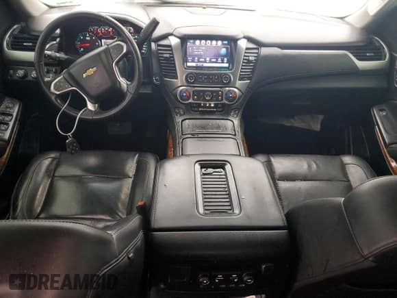 2020 Chevrolet Tahoe Premier with VIN 1GNSKCKJXLR182971, listed as a Copart auction lot 87268634 with 210,000 mi miles and Salvage title. Bid and sale history available at DreamBid. Image 8.