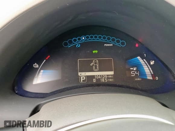 ✅ 2011 Nissan LEAF SL • VIN: JN1AZ0CP3BT005099 • Лот: 93087735. Опубликован ранее на Copart с пробегом 104 129 миль. Бесплатный доступ к архиву аукционных продаж из США и подробный отчёт об истории автомобиля на DreamBid. Изображение 9.