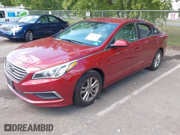 2016 Hyundai Sonata 2.4L z VIN 5NPE24AF4GH400781, wystawiony jako IAAI lot #43095554 z przebiegiem 170 365 mil mil oraz . Historia ofert i sprzedaży dostępna na DreamBid. Obrazek 2.