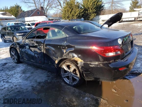 ✅ 2013 Lexus IS 350 C • VIN: JTHFE2C24D2509571 • Lot: 88157465. Wystawiony na Copart z przebiegiem 126 834 mil. Bezpłatny archiwum sprzedaży aukcyjnych z USA i szczegółowy raport historii pojazdu na DreamBid. Zdjęcie 2.