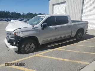 ✅ 2023 Chevrolet Silverado 1500 High Country • VIN: 1GCUDJEL7PZ236679 • Лот: 84734394. Опубликован ранее на Copart с пробегом Не указан. Бесплатный доступ к архиву аукционных продаж из США и подробный отчёт об истории автомобиля на DreamBid. Изображение 1.