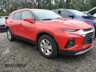 2020 Chevrolet Blazer LT with VIN 3GNKBJRS5LS716216, listed as a Copart auction lot 73637454 with Not provided miles and Non repairable. Bid and sale history available at DreamBid. Image 4.