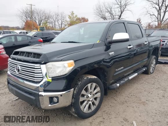 ✅ 2015 Toyota Tundra Limited • VIN: 5TFHW5F12FX462753 • Лот: 43758296. Опубликован ранее на IAAI с пробегом 166 195 миль. Бесплатный доступ к архиву аукционных продаж из США и подробный отчёт об истории автомобиля на DreamBid. Изображение 2.