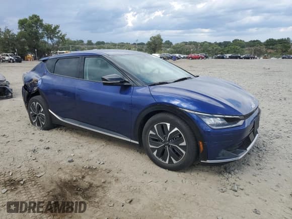 ✅ 2024 Kia EV6 Wind • VIN: KNDC3DLC2R5195777 • Lot: 71483995. Listed on Copart with 21,150 mi. Free auction sales archive from the USA and detailed vehicle history report at DreamBid. Image 4.