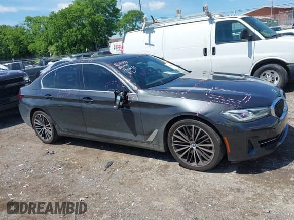 ✅ 2021 BMW 5 Series 540i xDrive • VIN: WBA73BJ02MWW93833 • Lot: 42160043. Listed on IAAI with 59,779 mi. Free auction sales archive from the USA and detailed vehicle history report at DreamBid. Image 13.
