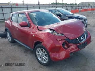 ✅ 2013 Nissan Juke S • VIN: JN8AF5MR4DT219450 • Lot: 42522555. Listed on IAAI with 133,016 mi. Free auction sales archive from the USA and detailed vehicle history report at DreamBid. Image 1.
