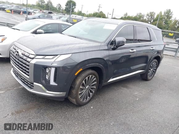 ✅ 2024 Hyundai Palisade Calligraphy • VIN: KM8R7DGE2RU661915 • Лот: 43280131. Опубликован ранее на IAAI с пробегом 34 243 миль. Бесплатный доступ к архиву аукционных продаж из США и подробный отчёт об истории автомобиля на DreamBid. Изображение 2.