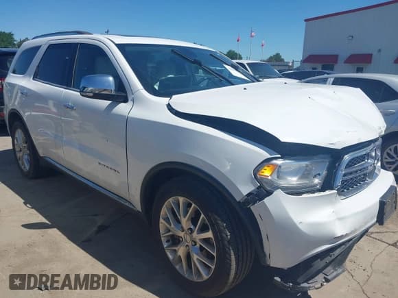 ✅ 2014 Dodge Durango Citadel • VIN: 1C4RDHEGXEC557259 • Lot: 42055846. Listed on IAAI with 99,253 mi. Free auction sales archive from the USA and detailed vehicle history report at DreamBid. Image 1.