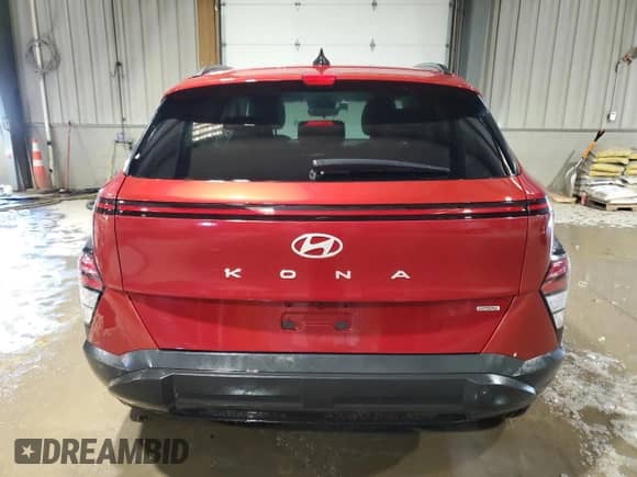 2024 Hyundai Kona SEL with VIN KM8HBCAB6RU137542, listed as a Copart auction lot 42332735 with 17,911 mi miles and Clean title. Bid and sale history available at DreamBid. Image 6.