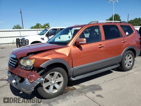 ✅ 2009 Kia Borrego EX • VIN: KNDJJ741795018508 • Lot: 68068774. Listed on Copart with 195,815 mi. Free auction sales archive from the USA and detailed vehicle history report at DreamBid. Image 1.