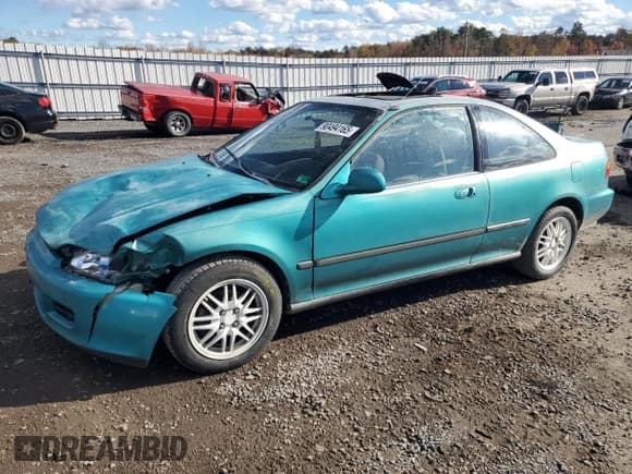 ✅ 1993 Honda Civic • VIN: 1HGEJ1260PL018468 • Лот: 90494165. Опубликован ранее на Copart с пробегом 111 587 миль. Бесплатный доступ к архиву аукционных продаж из США и подробный отчёт об истории автомобиля на DreamBid. Изображение 1.