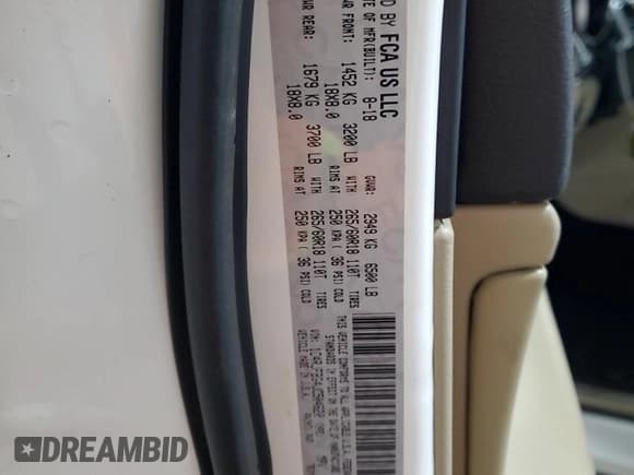 ✅ 2018 Jeep Grand Cherokee Limited • VIN: 1C4RJFBG4JC504620 • Lot: 91521715. Listed on Copart with 80,989 mi. Free auction sales archive from the USA and detailed vehicle history report at DreamBid. Image 14.