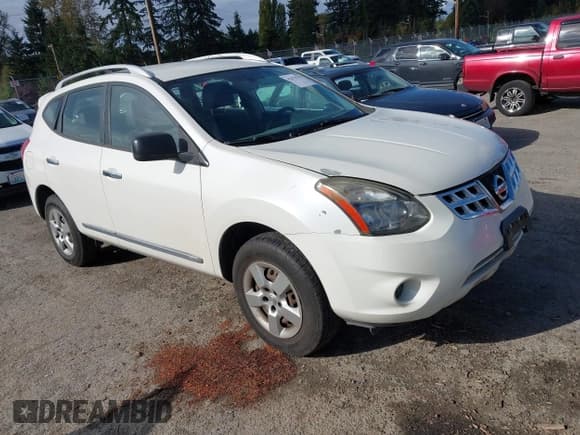 ✅ 2015 Nissan Rogue S • VIN: JN8AS5MV7FW754752 • Lot: 43470797. Listed on IAAI with 203,913 mi. Free auction sales archive from the USA and detailed vehicle history report at DreamBid. Image 1.