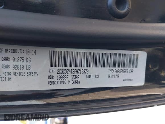 ✅ 2015 Dodge Challenger R/T • VIN: 2C3CDZAT2FH715370 • Лот: 42749594. Опубликован ранее на IAAI с пробегом 114 374 миль. Бесплатный доступ к архиву аукционных продаж из США и подробный отчёт об истории автомобиля на DreamBid. Изображение 9.