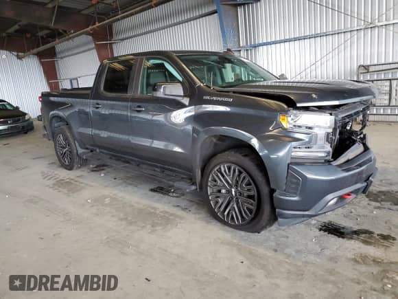 2019 Chevrolet Silverado 1500 RST with VIN 1GCPWDEK0KZ238430, listed as a Copart auction lot 81879315 with 142,553 mi miles and Salvage title. Bid and sale history available at DreamBid. Image 4.