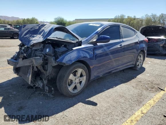 ✅ 2013 Hyundai Elantra GLS • VIN: KMHDH4AE5DU579282 • Lot: 71623645. Listed on Copart with 168,341 mi. Free auction sales archive from the USA and detailed vehicle history report at DreamBid. Image 1.