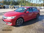 ✅ 2016 Honda Accord Sport • VIN: 1HGCR2F52GA060921 • Lot: 91001265. Wystawiony na Copart z przebiegiem 105 485 mil. Bezpłatny archiwum sprzedaży aukcyjnych z USA i szczegółowy raport historii pojazdu na DreamBid. Zdjęcie 1.