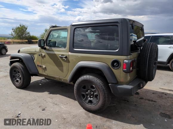 ✅ 2025 Jeep Wrangler Sport • VIN: 1C4PJXAN9SW561778 • Lot: 65634215. Listed on Copart with 3,230 mi. Free auction sales archive from the USA and detailed vehicle history report at DreamBid. Image 2.