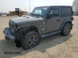 ✅ 2020 Jeep Wrangler Sport S • VIN: 1C4GJXAN7LW177595 • Lot: 60452045. Listed on Copart with 119,351 mi. Free auction sales archive from the USA and detailed vehicle history report at DreamBid. Image 1.