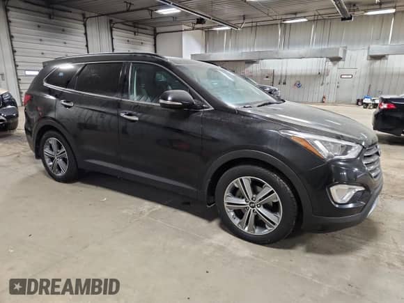 2016 Hyundai Santa Fe Limited z VIN KM8SRDHF9GU141064, wystawiony jako Copart lot #90247635 z przebiegiem 142 441 mil mil oraz Czysty tytuł • Clean title. Historia ofert i sprzedaży dostępna na DreamBid. Obrazek 4.