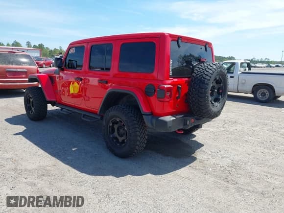 ✅ 2020 Jeep Wrangler Unlimited Rubicon • VIN: 1C4HJXFG9LW106607 • Lot: 41908295. Wystawiony na IAAI z przebiegiem 71 083 mil. Bezpłatny archiwum sprzedaży aukcyjnych z USA i szczegółowy raport historii pojazdu na DreamBid. Zdjęcie 3.