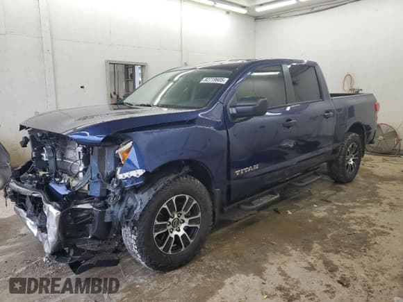 ✅ 2023 Nissan Titan SV • VIN: 1N6AA1ED6PN113402 • Лот: 82719605. Опубликован ранее на Copart с пробегом 48 768 миль. Бесплатный доступ к архиву аукционных продаж из США и подробный отчёт об истории автомобиля на DreamBid. Изображение 1.