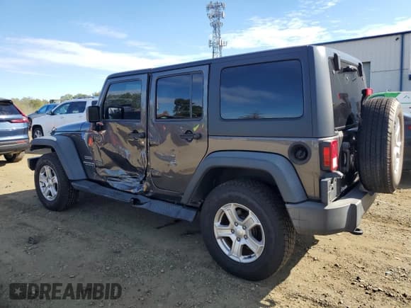 ✅ 2017 Jeep Wrangler Unlimited Sport • VIN: 1C4BJWDGXHL569013 • Lot: 86825285. Listed on Copart with 77,295 mi. Free auction sales archive from the USA and detailed vehicle history report at DreamBid. Image 2.