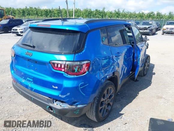 ✅ 2021 Jeep Compass 80th Anniversary • VIN: 3C4NJDEB5MT562277 • Lot: 42668078. Listed on IAAI with 26,946 mi. Free auction sales archive from the USA and detailed vehicle history report at DreamBid. Image 4.