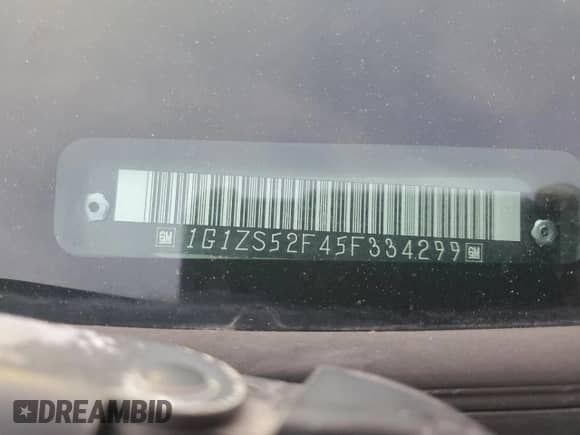 2005 Chevrolet Malibu z VIN 1G1ZS52F45F334299, wystawiony jako Copart lot #79931084 z przebiegiem 76 581 mil mil oraz Szkoda całkowita • Salvage title. Historia ofert i sprzedaży dostępna na DreamBid. Obrazek 13.