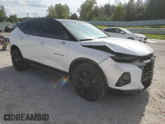2022 Chevrolet Blazer RS z VIN 3GNKBKRS2NS197876, wystawiony jako Copart lot #66489554 z przebiegiem 33 620 mil mil oraz Szkoda całkowita • Salvage title. Historia ofert i sprzedaży dostępna na DreamBid. Obrazek 4.