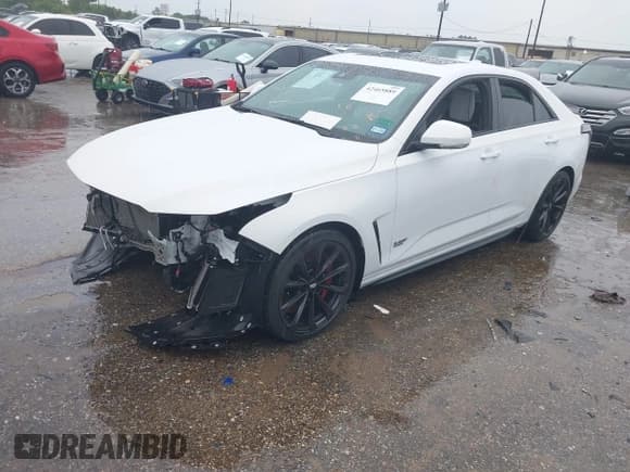 ✅ 2024 Cadillac CT4-V Blackwing • VIN: 1G6D75RPXR0410024 • Lot: 42465889. Listed on IAAI with 12,332 mi. Free auction sales archive from the USA and detailed vehicle history report at DreamBid. Image 2.