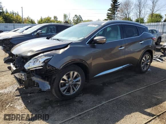 2015 Nissan Murano SL with VIN 5N1AZ2MH7FN277645, listed as a Copart auction lot 80205795 with 296,868 mi miles and Clean title. Bid and sale history available at DreamBid. Image 1.