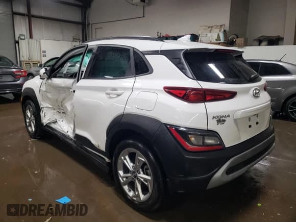 ✅ 2022 Hyundai Kona SEL • VIN: KM8K6CAB5NU856043 • Lot: 41808874. Listed on Copart with 12,851 mi. Free auction sales archive from the USA and detailed vehicle history report at DreamBid. Image 2.