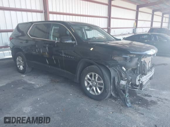 2020 Chevrolet Traverse LS z VIN 1GNEVFKW6LJ170624, wystawiony jako IAAI lot #43375248 z przebiegiem 94 445 mil mil oraz . Historia ofert i sprzedaży dostępna na DreamBid. Obrazek 1.