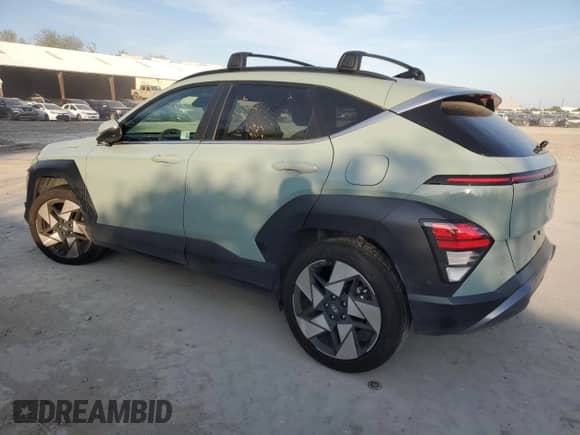 2024 Hyundai Kona Limited with VIN KM8HE3A39RU176030, listed as a Copart auction lot 85890324 with 3,140 mi miles and Salvage title. Bid and sale history available at DreamBid. Image 2.