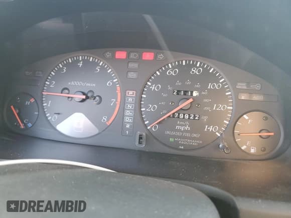 ✅ 1998 Acura CL Premium • VIN: 19UYA3253WL002649 • Lot: 87908805. Listed on Copart with 179,922 mi. Free auction sales archive from the USA and detailed vehicle history report at DreamBid. Image 9.