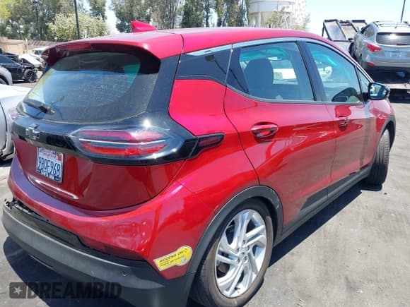 ✅ 2022 Chevrolet Bolt EV 1LT • VIN: 1G1FW6S04N4122457 • Lot: 42525826. Listed on IAAI with 25,303 mi. Free auction sales archive from the USA and detailed vehicle history report at DreamBid. Image 4.