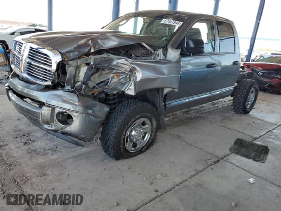 ✅ 2007 Dodge 2500 Laramie • VIN: 1D7KS28AX7J585398 • Лот: 67407944. Опубликован ранее на Copart с пробегом Не указан. Бесплатный доступ к архиву аукционных продаж из США и подробный отчёт об истории автомобиля на DreamBid. Изображение 1.