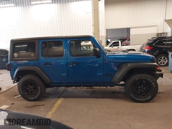 ✅ 2021 Jeep Wrangler Unlimited Sport S • VIN: 1C4HJXDG9MW797013 • Lot: 41966754. Listed on IAAI with 53,583 mi. Free auction sales archive from the USA and detailed vehicle history report at DreamBid. Image 14.
