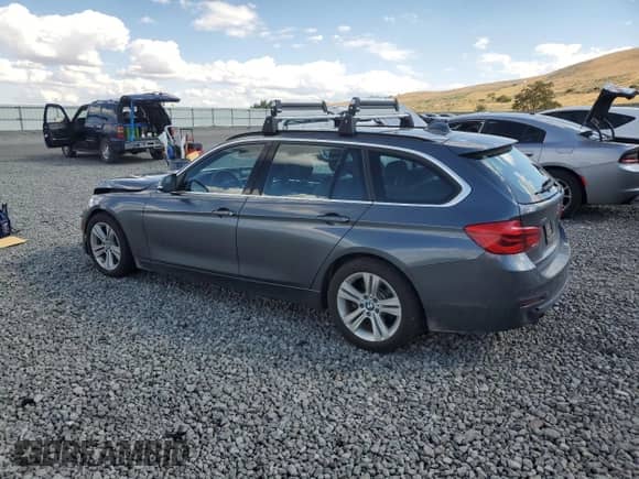 2018 BMW 3 Series 328d xDrive with VIN WBA8J1C55JA379468, listed as a Copart auction lot 80497915 with 84,486 mi miles and Salvage title. Bid and sale history available at DreamBid. Image 2.