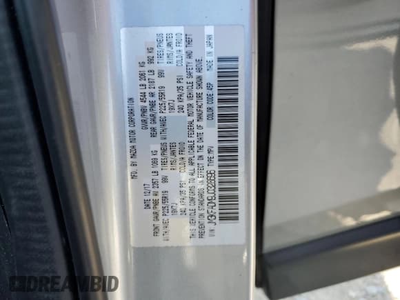 ✅ 2018 Mazda CX-5 Grand Touring • VIN: JM3KFADM9J0328696 • Lot: 80519005. Listed on Copart with 103,181 mi. Free auction sales archive from the USA and detailed vehicle history report at DreamBid. Image 13.