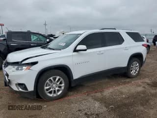 ✅ 2018 Chevrolet Traverse LT Cloth • VIN: 1GNEVGKW5JJ192391 • Lot: 80637035. Wystawiony na Copart z przebiegiem 105 010 mil. Bezpłatny archiwum sprzedaży aukcyjnych z USA i szczegółowy raport historii pojazdu na DreamBid. Zdjęcie 1.