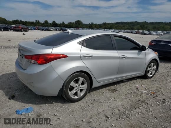 ✅ 2013 Hyundai Elantra GLS • VIN: KMHDH4AE7DU002883 • Lot: 81899505. Listed on Copart with Not provided. Free auction sales archive from the USA and detailed vehicle history report at DreamBid. Image 3.