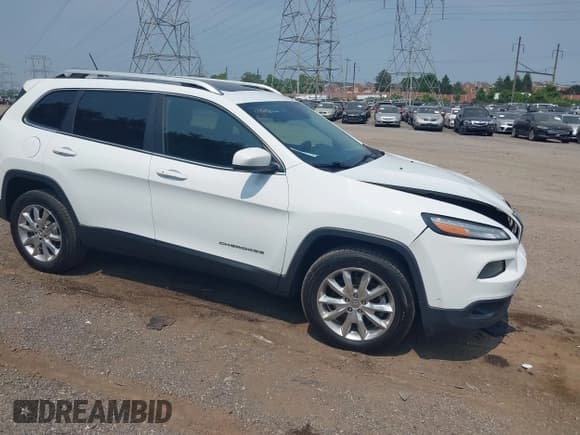 ✅ 2014 Jeep Cherokee Limited • VIN: 1C4PJMDS9EW246970 • Lot: 42439979. Listed on IAAI with 220,384 mi. Free auction sales archive from the USA and detailed vehicle history report at DreamBid. Image 1.